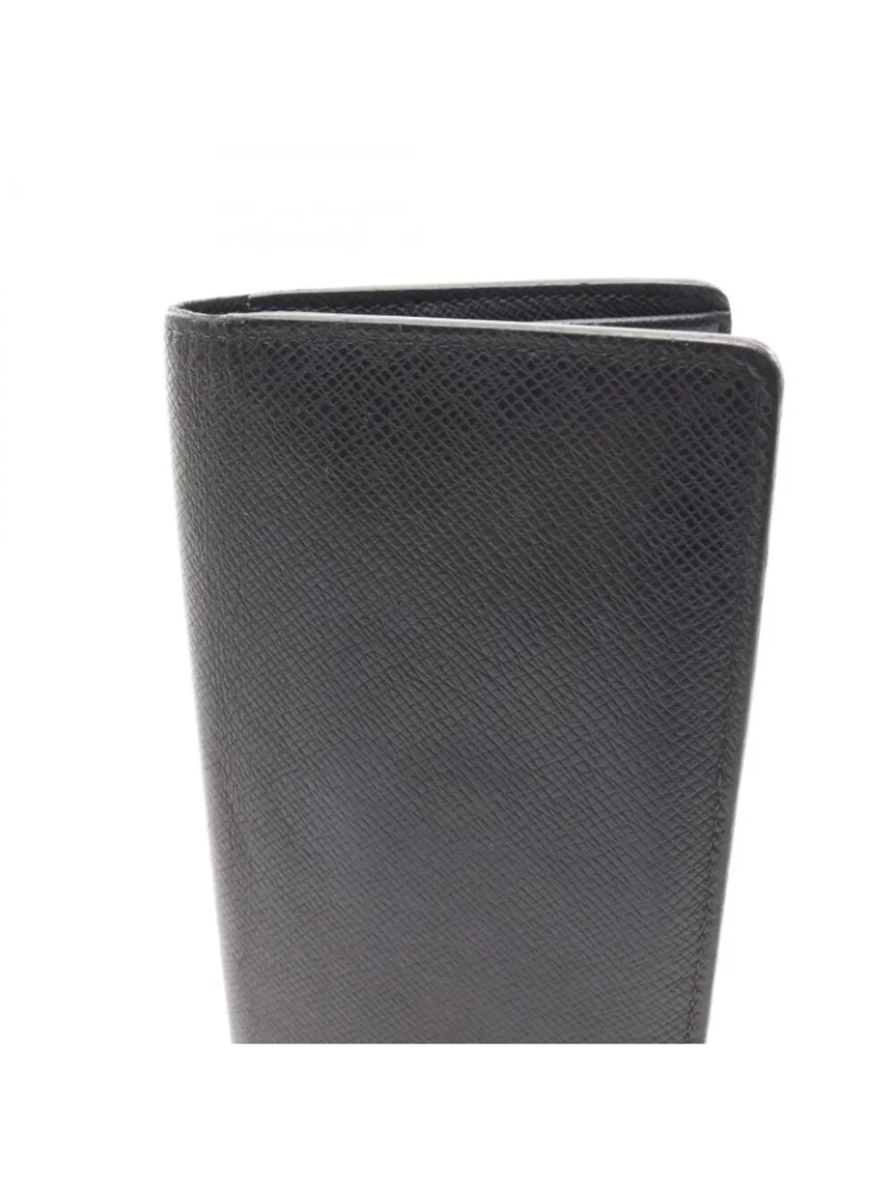 Louis Vuitton Bifold Wallet Portefeuille Brazza Taiga Ardoise Navy Leather